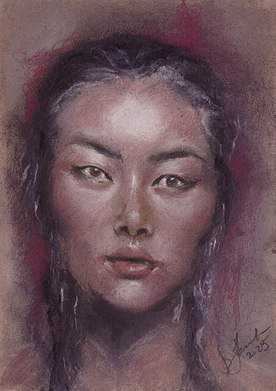 ДаниелаСухая пастель. 2025